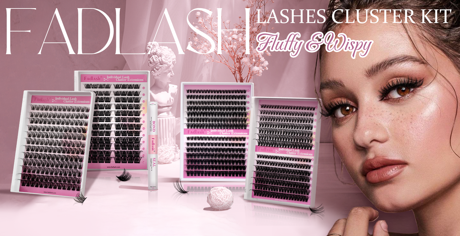 Fadlash DIY Cluster Eyelash Kit
