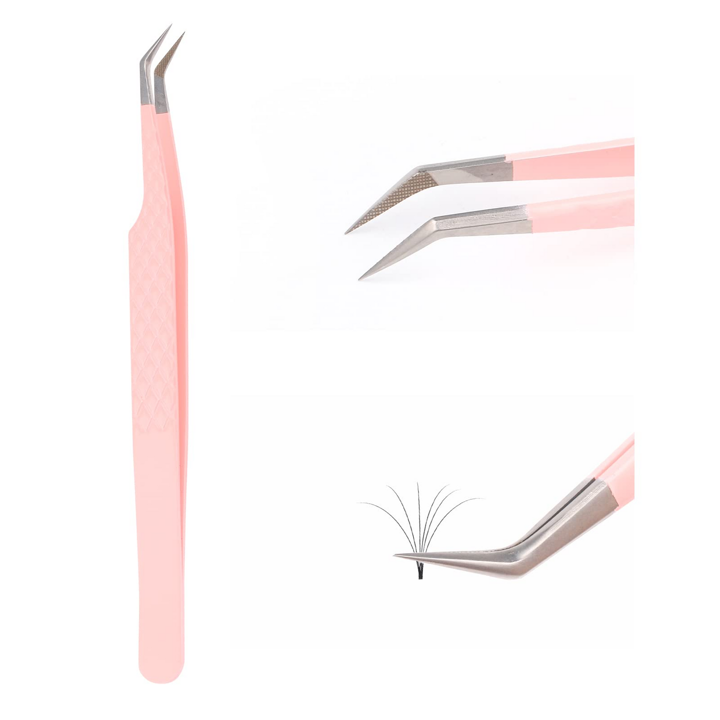 professional eyelash extension tweezers​ 45Degree