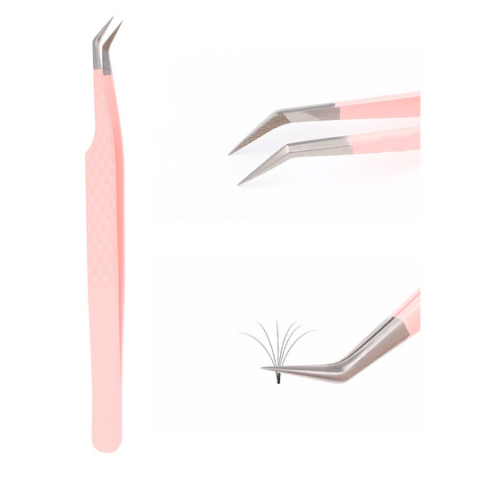 professional eyelash extension tweezers​ 45Degree