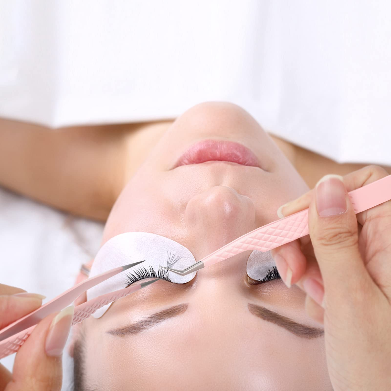 cheap eyelash extension tweezers​