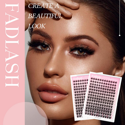 (🇺🇸 US Stock) Wispy DIY Lash Clusters | D Curl 10-16mm Tray