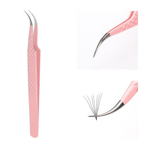 best eyelash extension tweezers J-Curve Tweezers