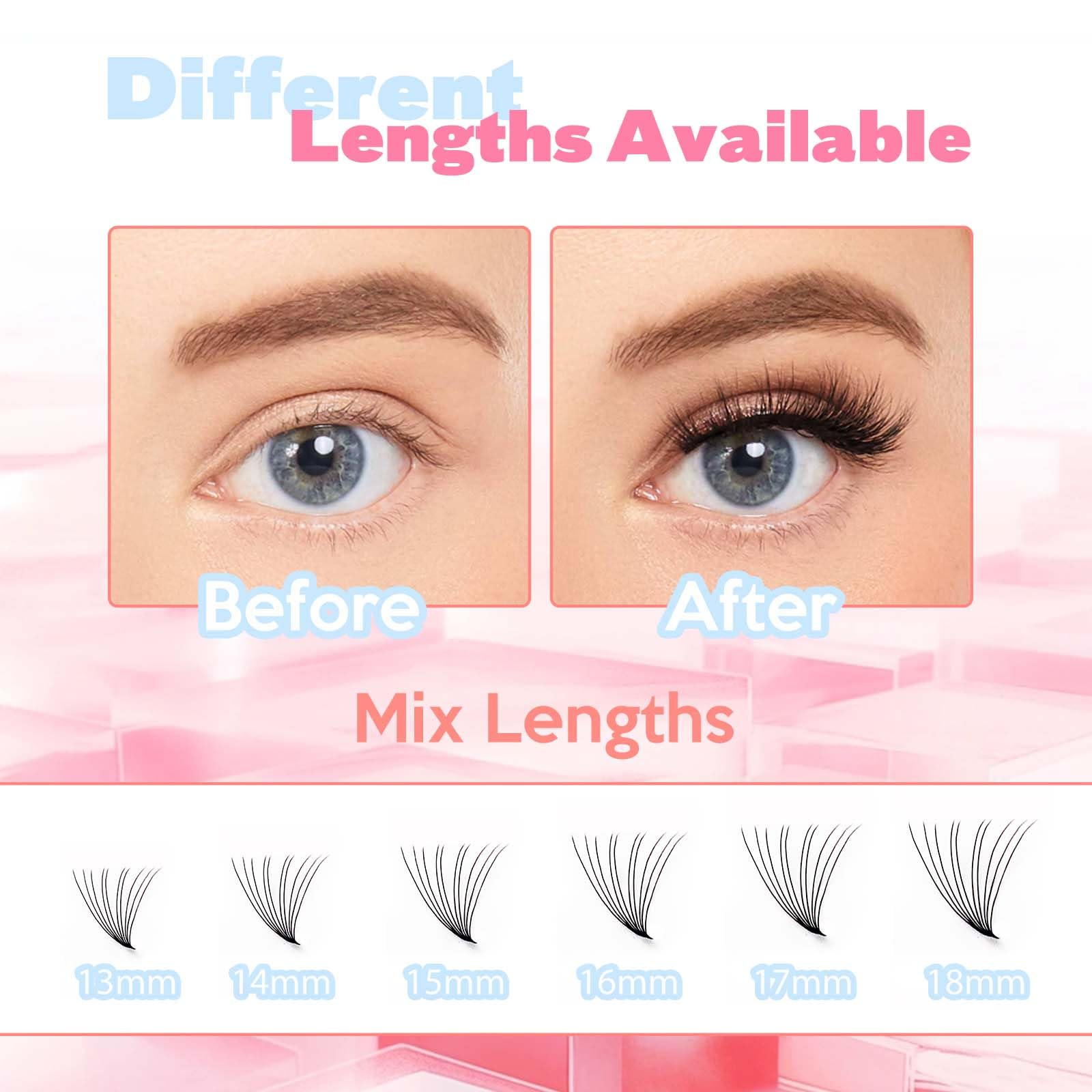 300 Fans 10D Premade Loose Fan Lashes 13–18mm - Fadlash