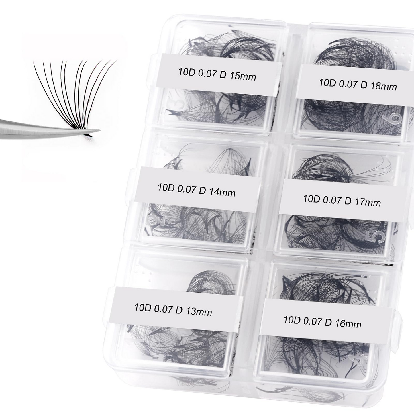300 Fans 10D Premade Loose Fan Lashes 13–18mm - Fadlash