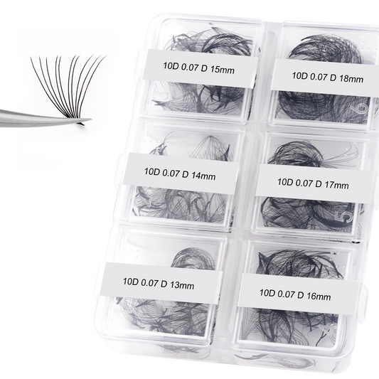 300 Fans 10D Premade Loose Fan Lashes 13–18mm