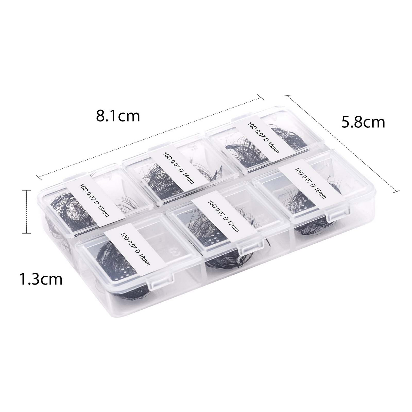 300 Fans 10D Premade Loose Fan Lashes 13–18mm - Fadlash