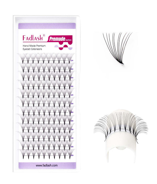 premade russian lash fan 10D
