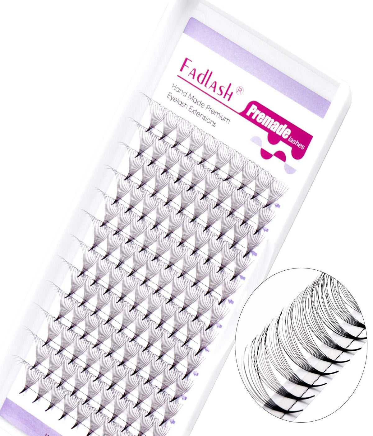 premade fan lashes extension​ 0.07mm