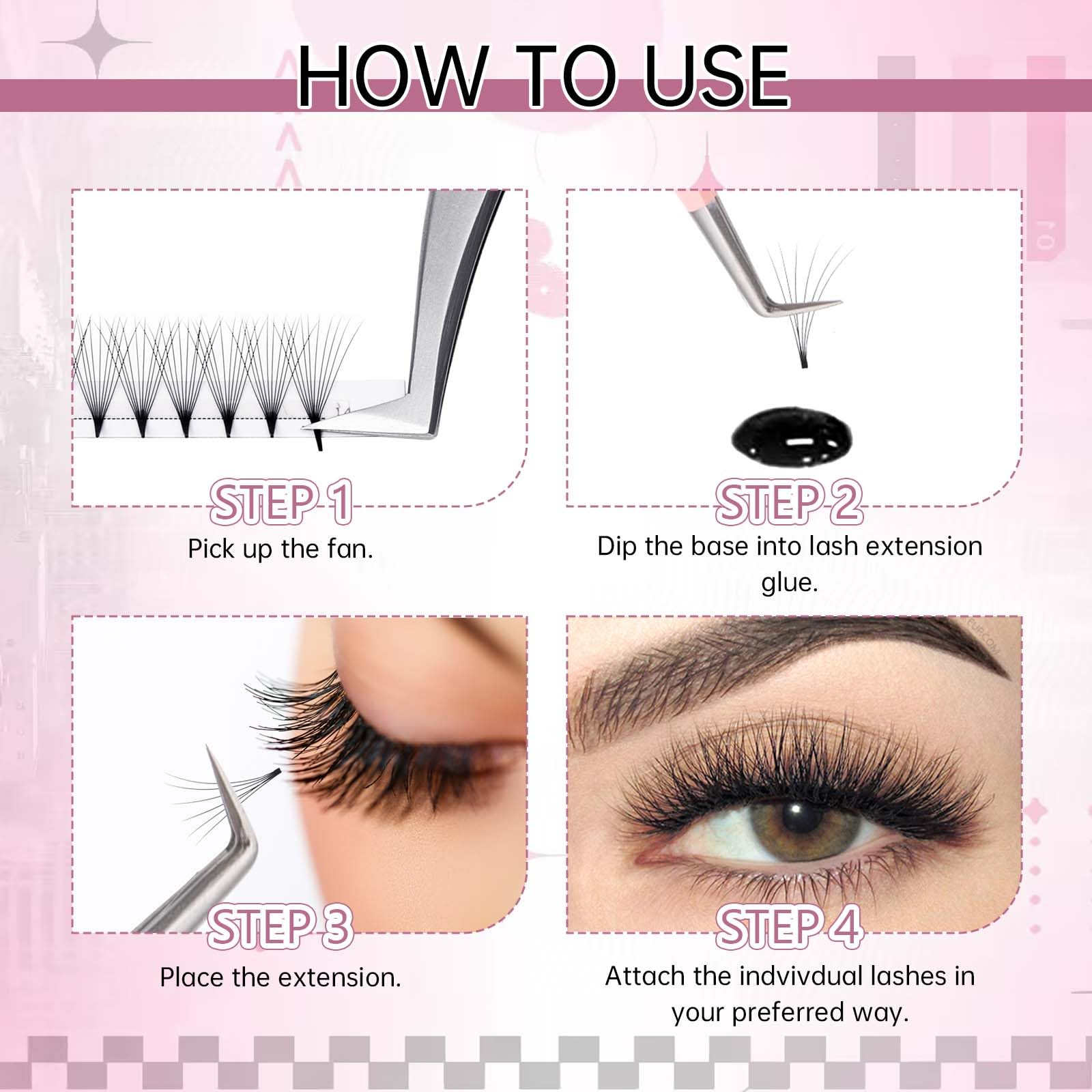 bulk lash trays