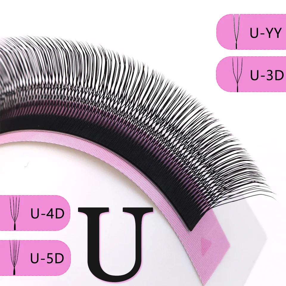U-YY Lashes Volume Eyelash extensions Tray 8-14mm