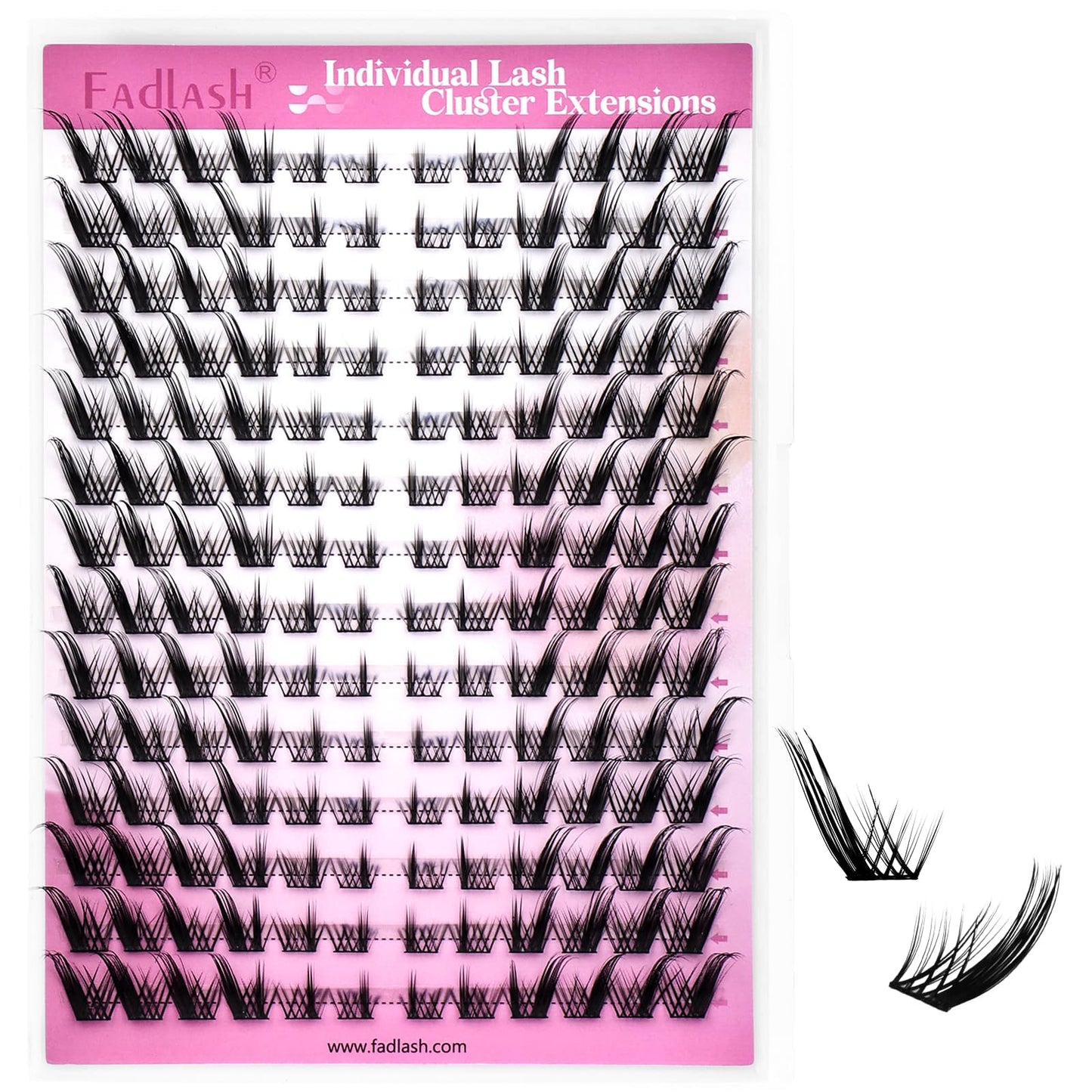 Wispy Individual Eyelash Clusters (168Pcs Mega Tray)