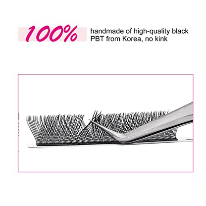YY Lash Extensions – 0.05D Curl Mixed Tray (13–16mm)