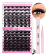 40D+50D Mega Volume Cluster Lashes