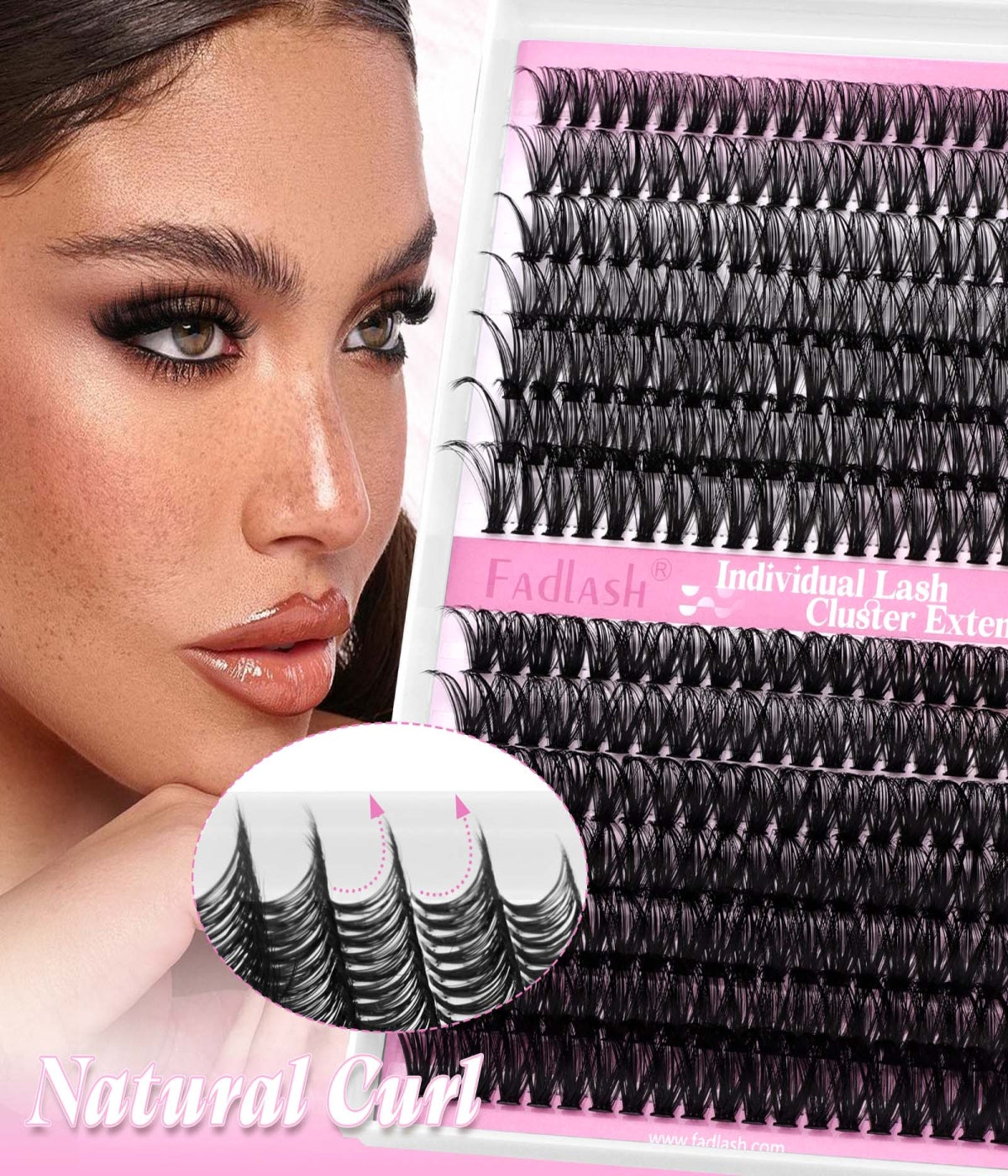 12-18mm mix cluster eyelashes