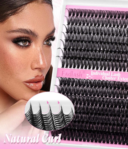 12-18mm mix cluster eyelashes