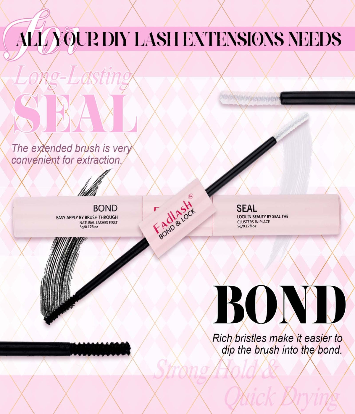 DIY 40D+50D cluster eyelashes cardiff​