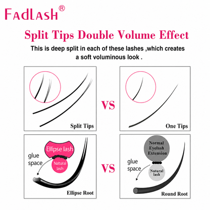 flat eyelash extensions 0.15mm