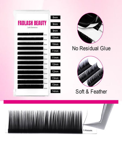 Soft and natural look with classic eyelash extensions
