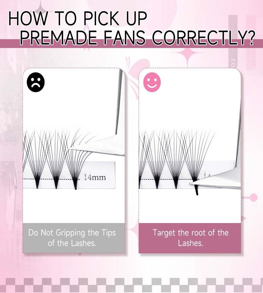 Model eye with 10D volume clusters applied for a hybrid lash look.