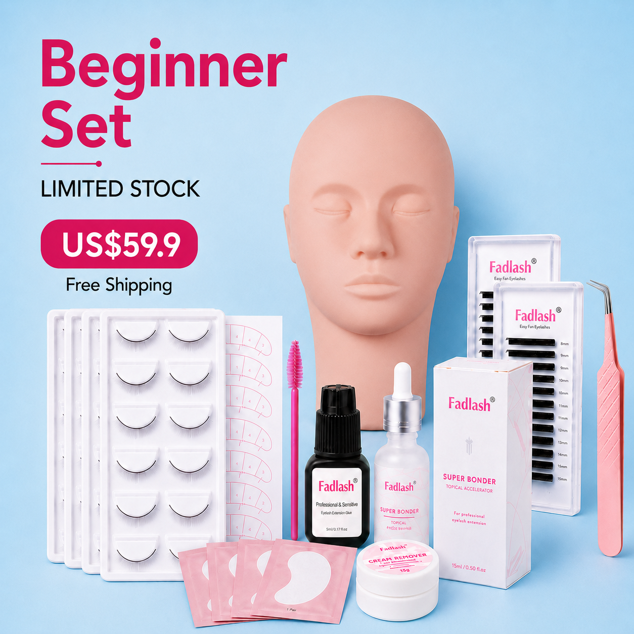 Limited-time offer: Eyelash extension kit for beginners