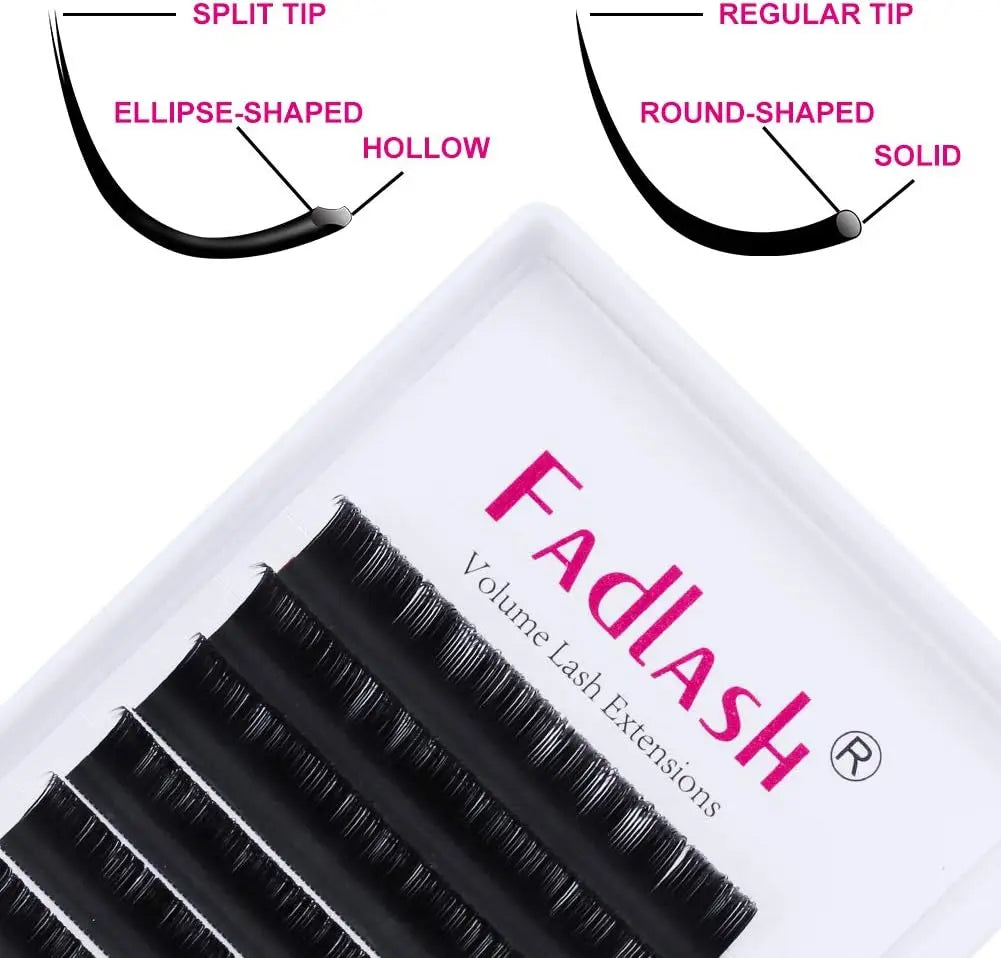 Ellipse Flat Eyelash Extensions - Fadlash