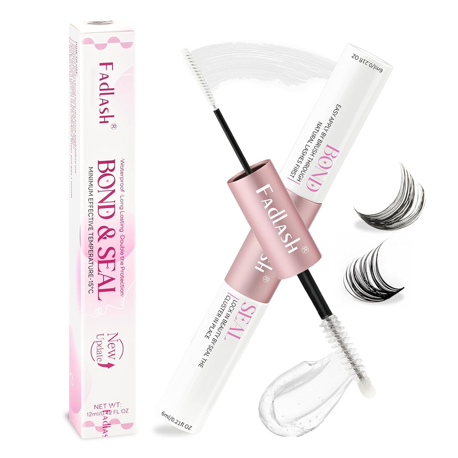 Waterproof DIY Cluster Lash Glue-CA - Fadlash