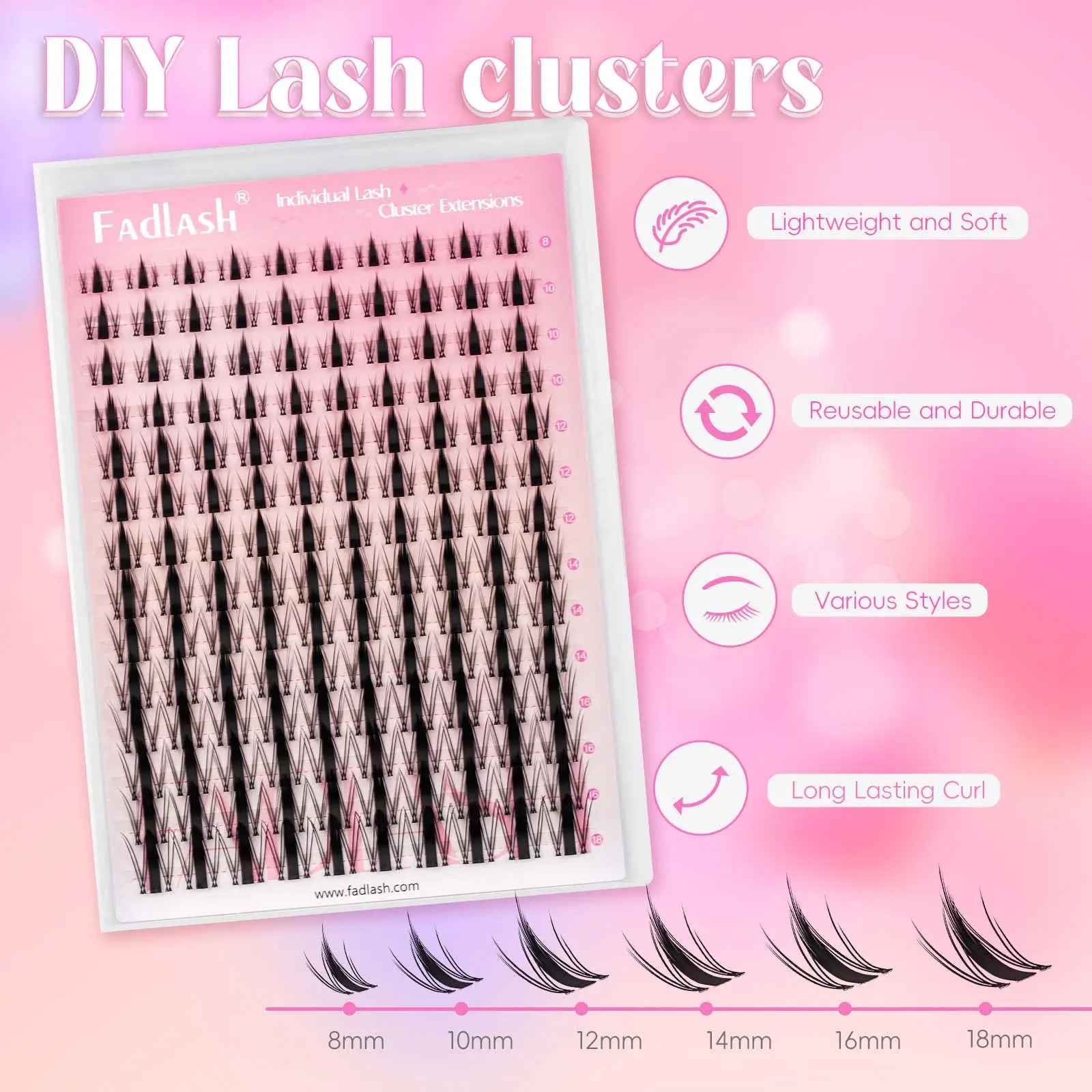 50D diy eyelash extensions kit​