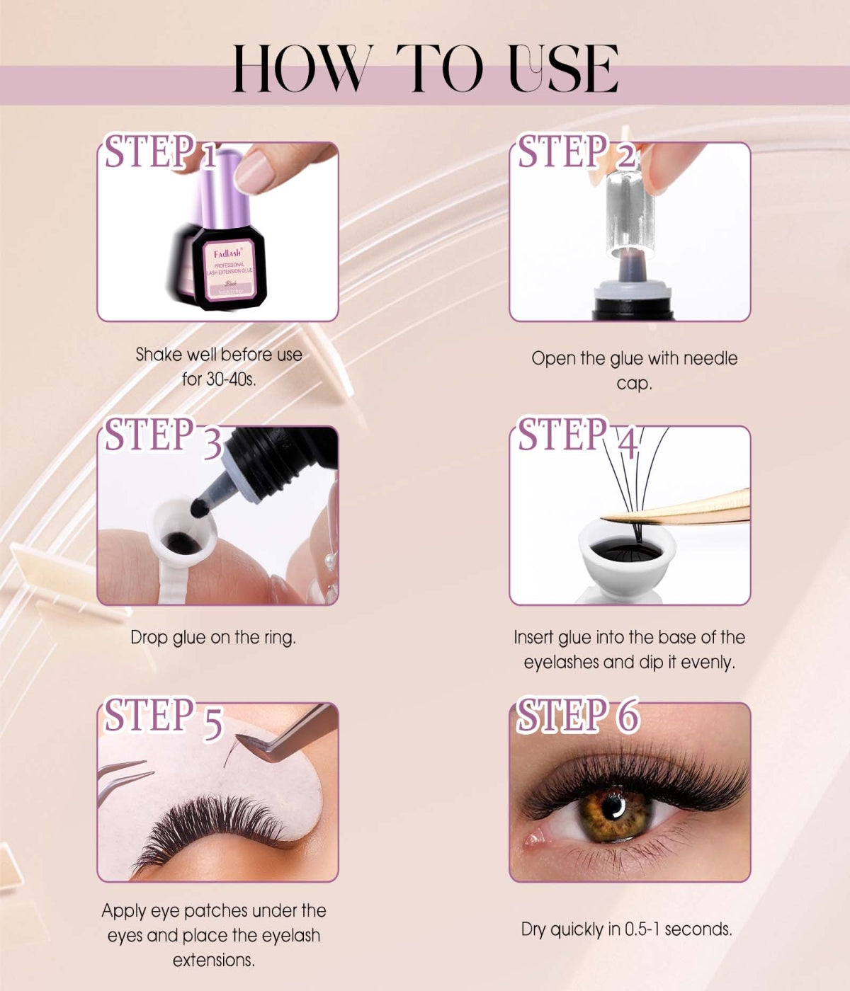 pro lash extension glue​