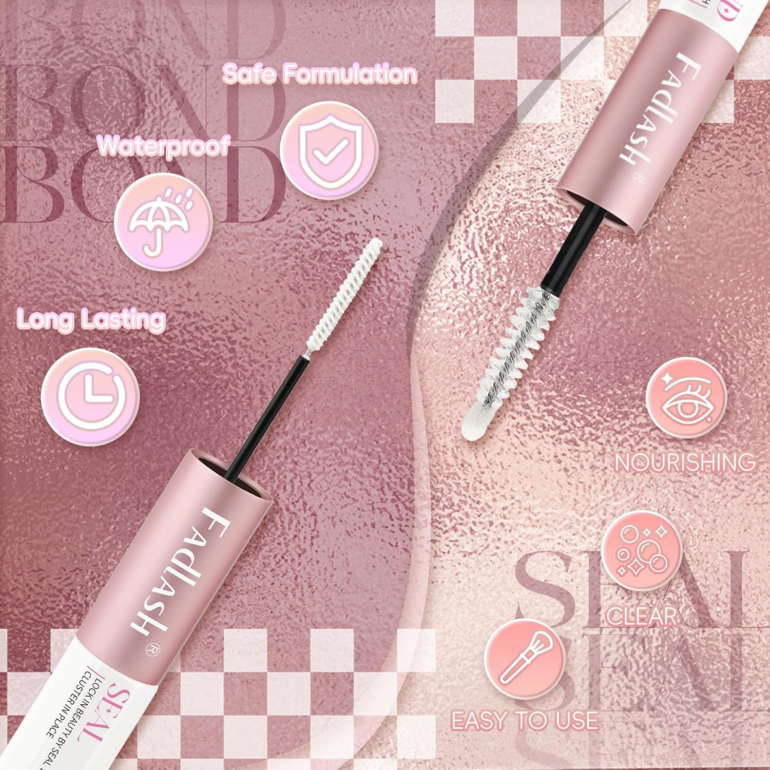 Waterproof DIY Cluster Lash Glue-CA - Fadlash