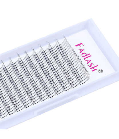 5D premade fan lashes PBT silk