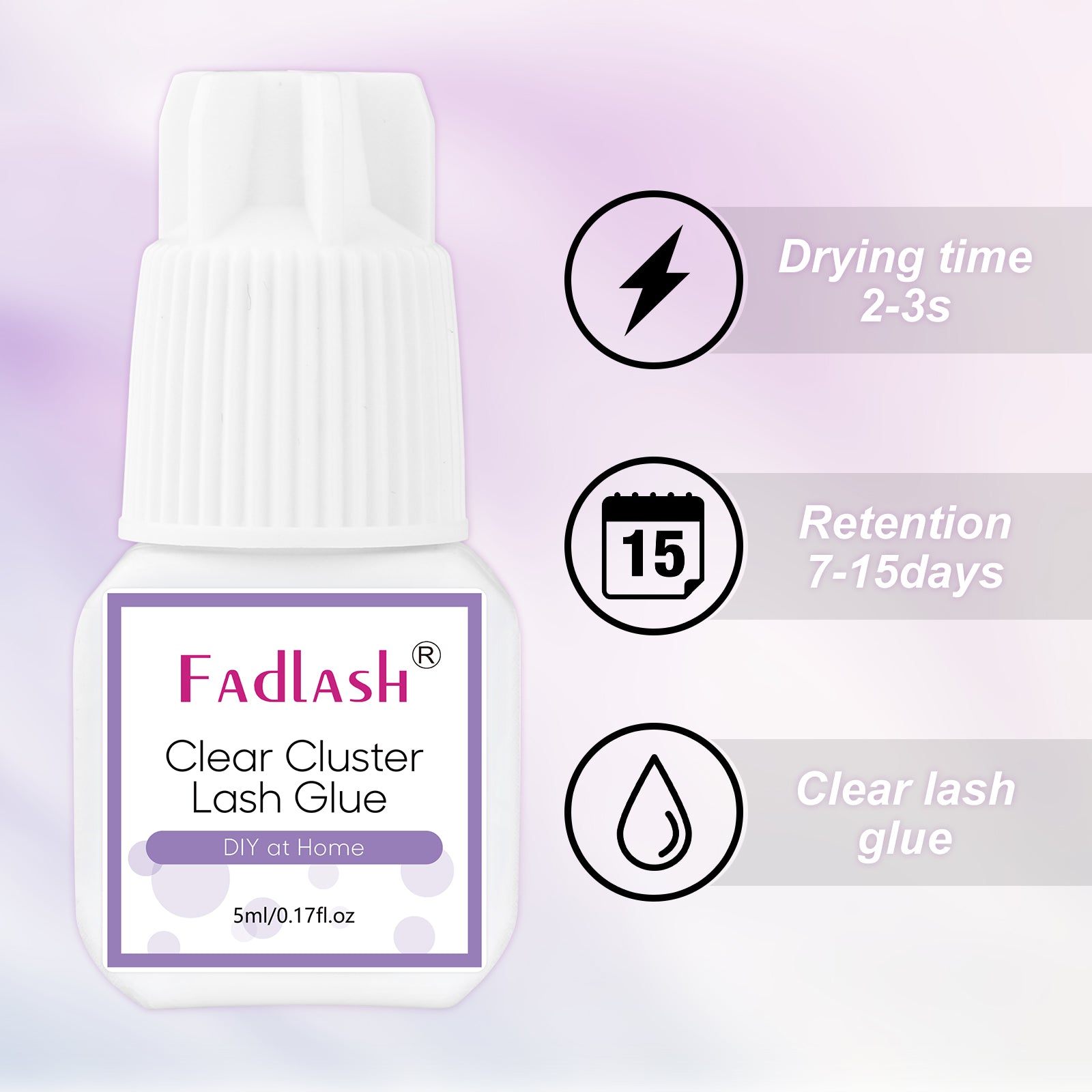 Clear Cluster Lash Glue - Fadlash