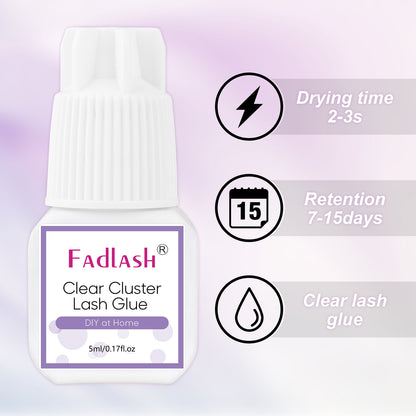 Clear Cluster Lash Glue - Fadlash