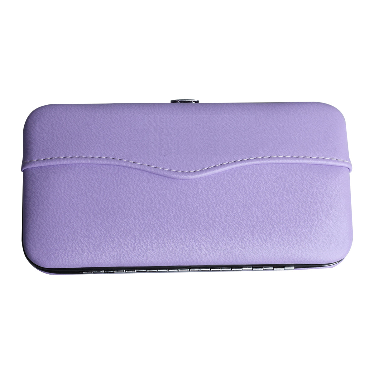 Lash artist storing tweezers in protective tool case