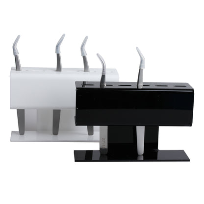 6-slot acrylic eyelash tweezer organizer for lash workstation