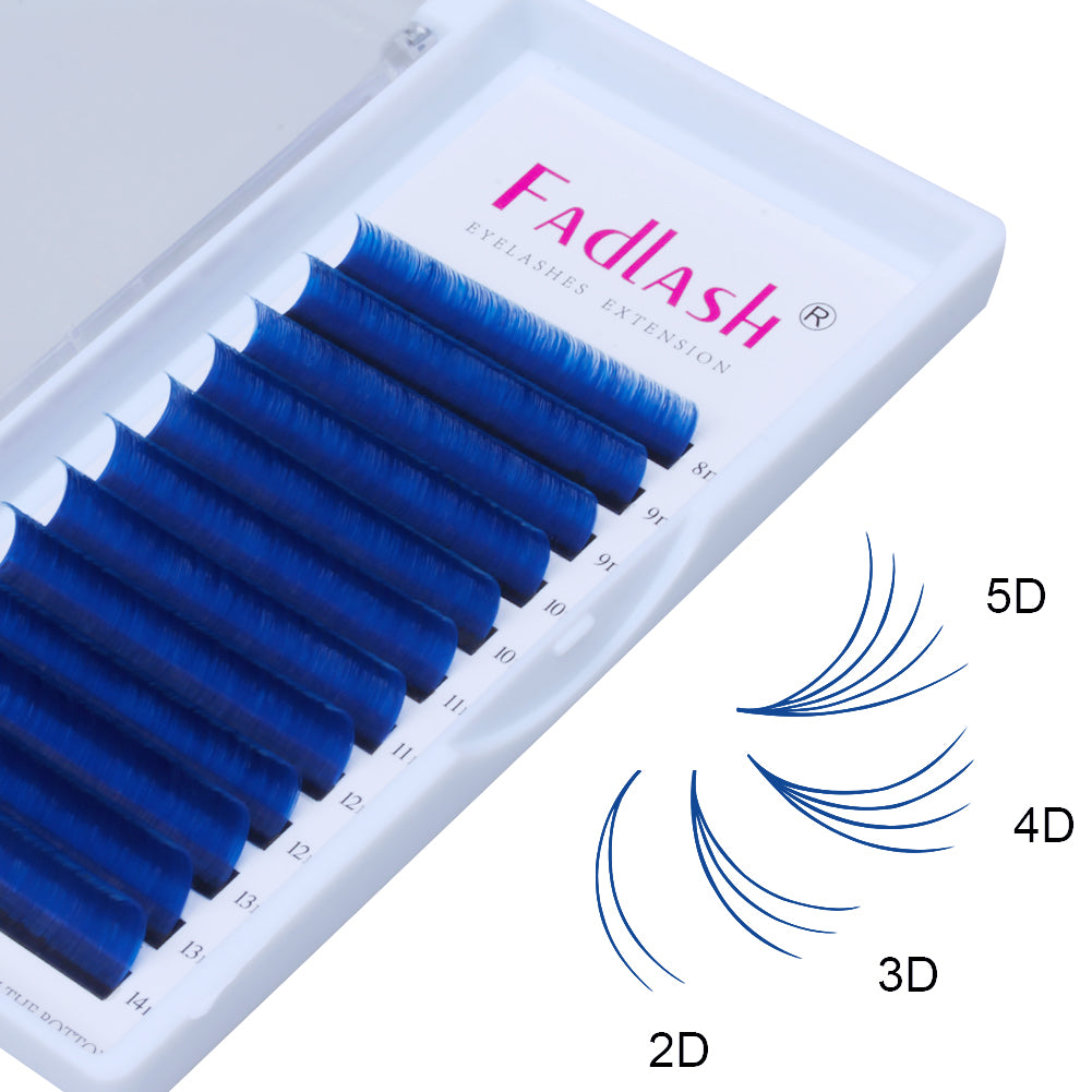 Colorful Easy Fan Eyelash Extensions - Fadlash