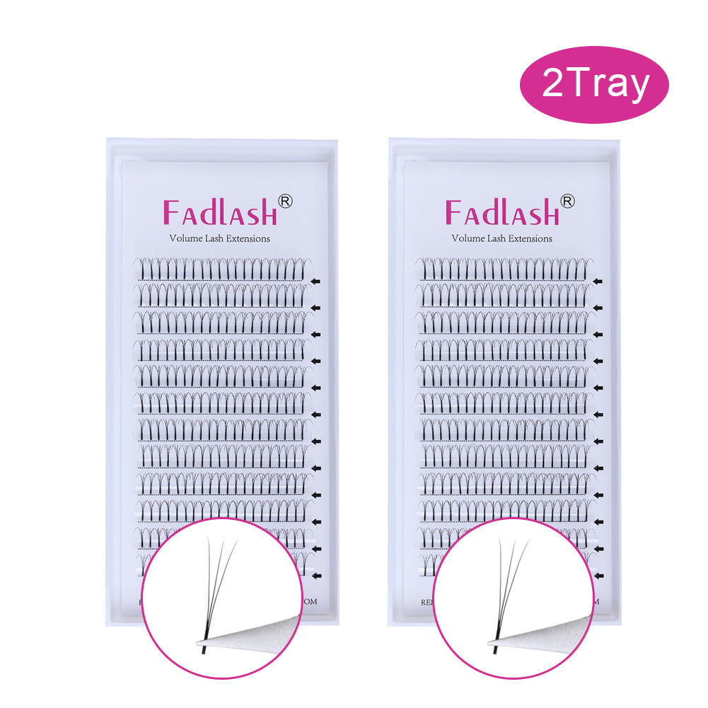 2 Trays 3D  Volume Lash Extensions - Fadlash