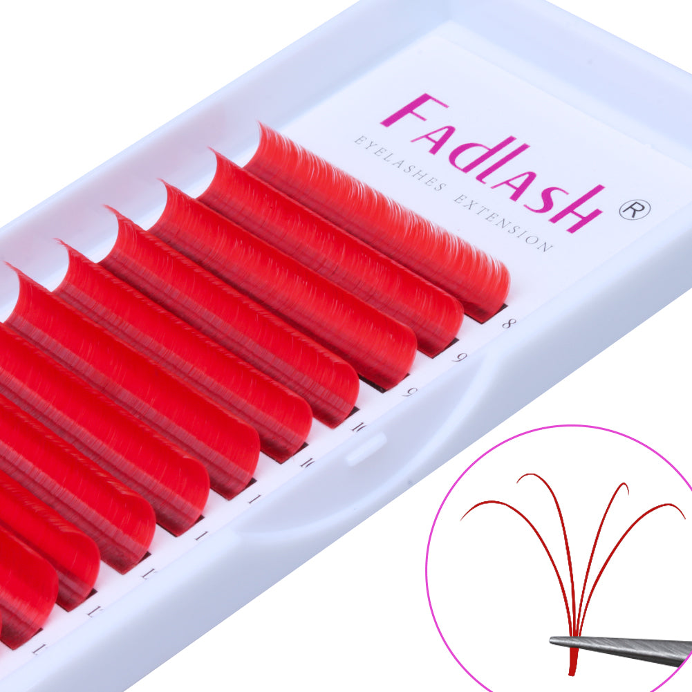 Colorful Easy Fan Eyelash Extensions - Fadlash