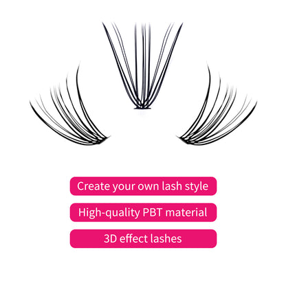 20P DIY Cluster Lashes Extensions - Fadlash