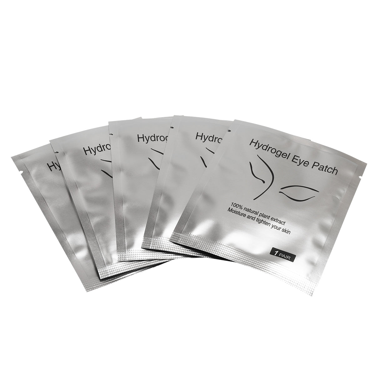Eye gel pads applied for lash lift and perming