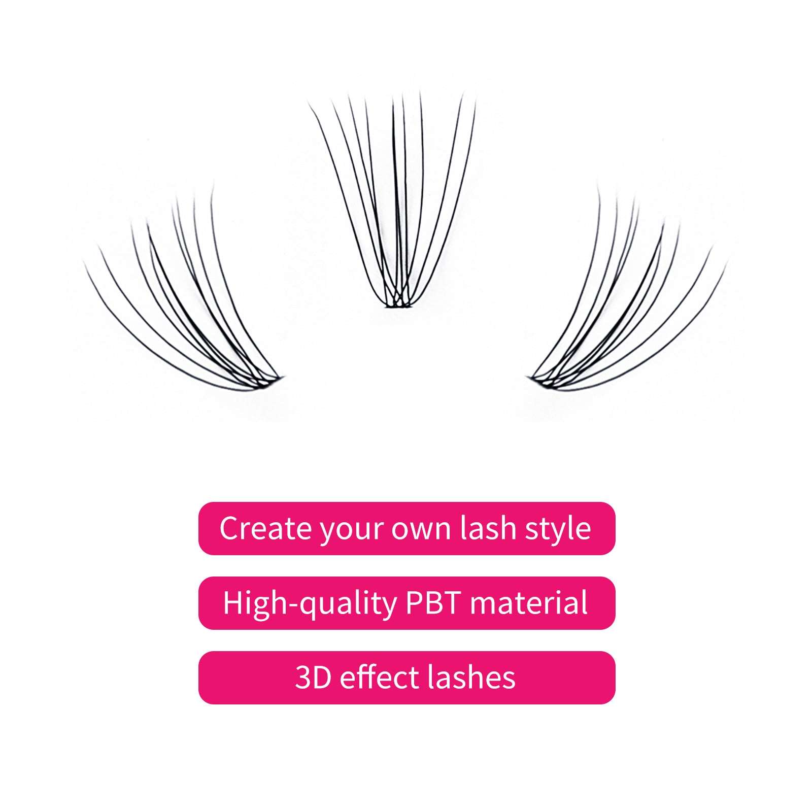 10P DIY Cluster Lashes Extensions - Fadlash