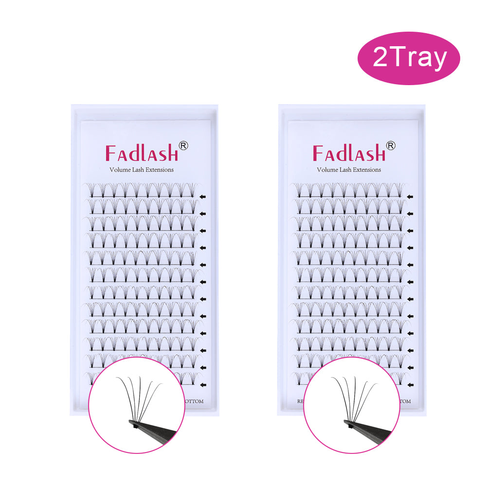 2 Trays 5D  Volume Lash Extensions - Fadlash