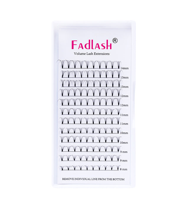 3D premade lash fans 0.1mm C curl