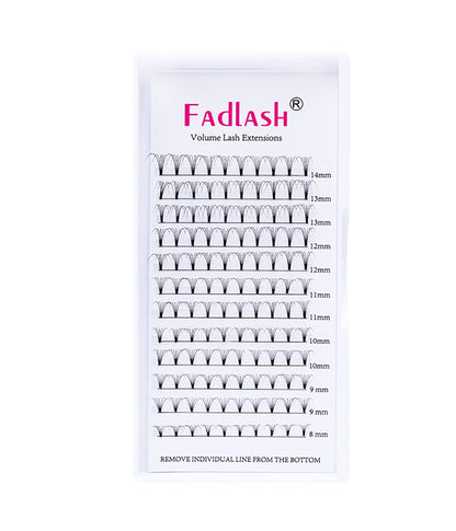 3D premade lash fans 0.1mm C curl