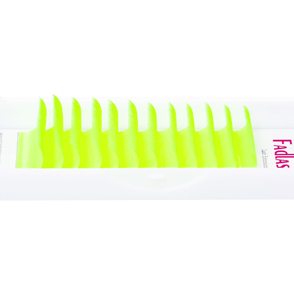 colored eye lashes tray