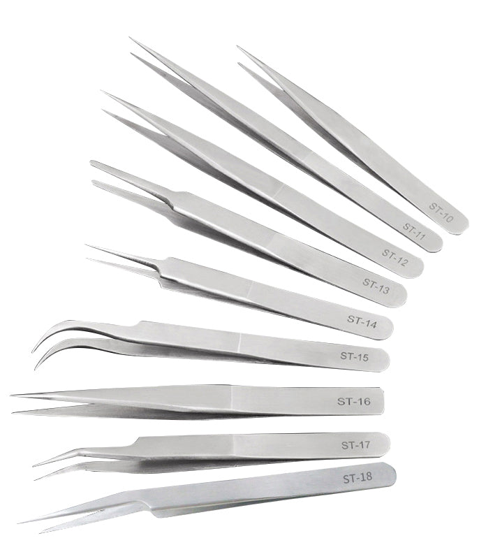 9pcs Tweezers - Fadlash