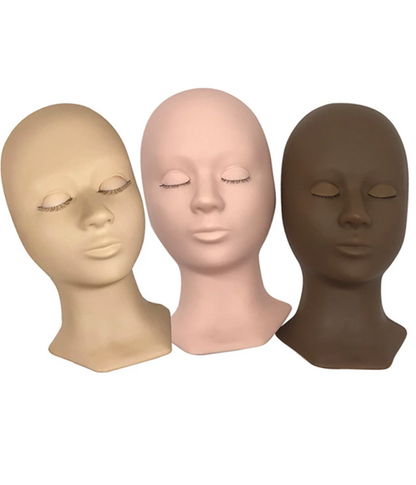 Lash Mannequin Head With Removable Eyelids - Fadlash