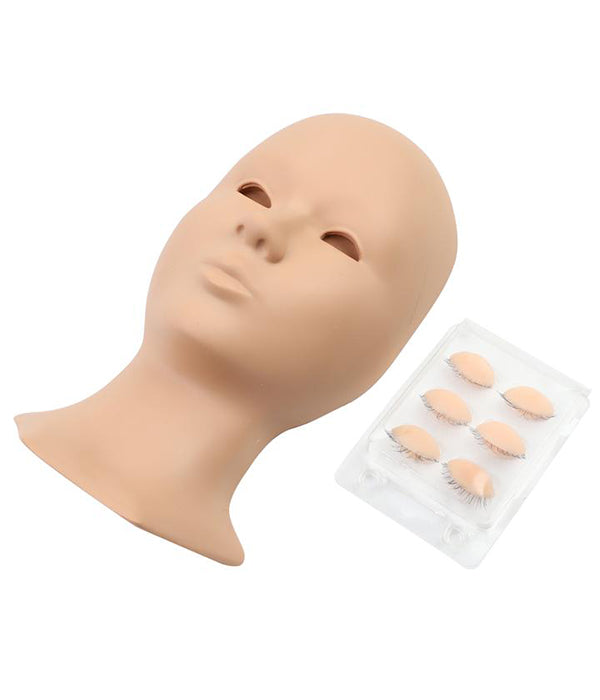 Lash Mannequin Head With Removable Eyelids - Fadlash