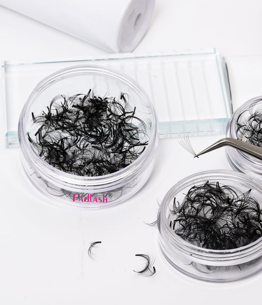 7D Handmade Loose Promade Fans Lashes -500 Fans - Fadlash